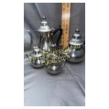 Pewter service set