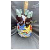 Coca-Cola cookie jar stars pattern