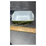 Pyrex green dish