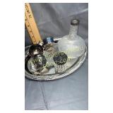 Group of unusual silver plate items