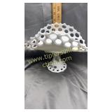 Westmoreland milk glass banana stand