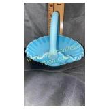 Westmoreland blue satin basket
