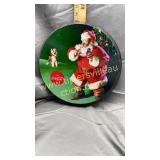 Modern metal Coca-Cola Santa sign