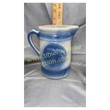 Blue salt glaze eagle pitcher