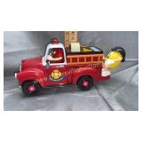 M&M fire truck