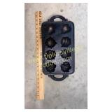 USA cast iron fruit mold