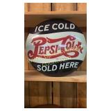 Modern Pepsi button sign