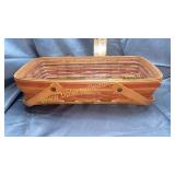 Rectangle basket with plastic liner