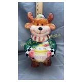 Reindeer cookie jar