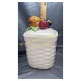Fruit basket cookie jar