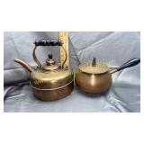 Copper kettle and fondue
