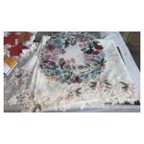 Floral tablecloth and placemats