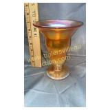 Carnival glass vase