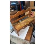 Oak doll bench