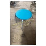 Small metal frame table