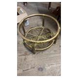Rattan table base no glass top