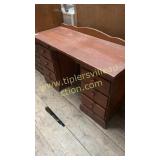 Rustic style oak desk