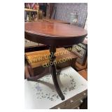 Mahogany drum table