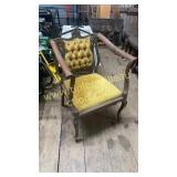 Carved parlor chair