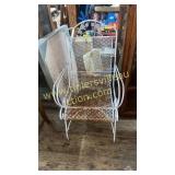 Iron spring rocking patio chair