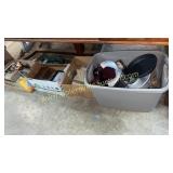 Five boxes of miscellaneous kitchen items and