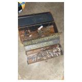 Two vintage tools boxes