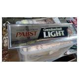 Pabst genuine draft sign