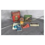 Lot of tobacco tins & papers