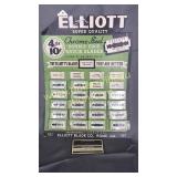 Vintage Elliot razor blades display