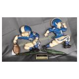 1976 homeco metal football plaques
