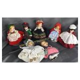 7 vintage madame Alexander dolls