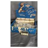 Vintage anchor hocking snack set in box