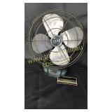 Vintage metal bersted zero desk fan