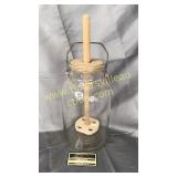 Gallon jar churn
