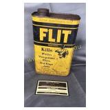 Vintage flit insecticide can