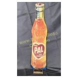 Old cardboard Pal store sign