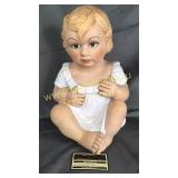 Painted ceramic baby