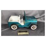 Vintage tonka metal toy Jeep
