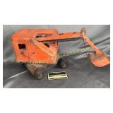 Vintage rusty toy digger