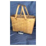 Large longaberger basket with plastic liner