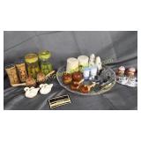 12 sets of vintage salt and pepper shakers-