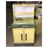 Large scale vintage kids sears metal hutch