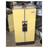 Large scale vintage kids sears metal refrigerator