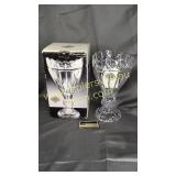 12in Shannon by godinger crystal vase