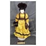 15.5in porcelain half doll