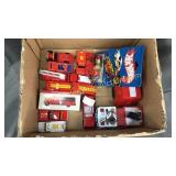 16 toy fire trucks- hot wheels, matchbox, tonka