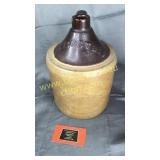 Stoneware crock jug gallon