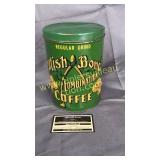 Wishbone coffee tin