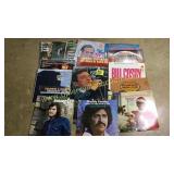 Record albums mostly country western- Johnny