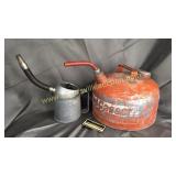Gas and oil cans
